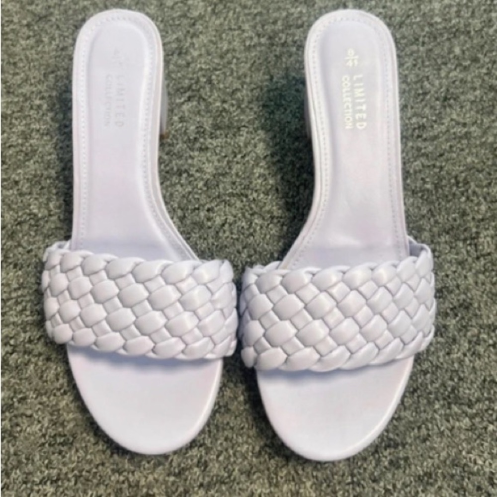 Elegant Braided Sandals - Lavender